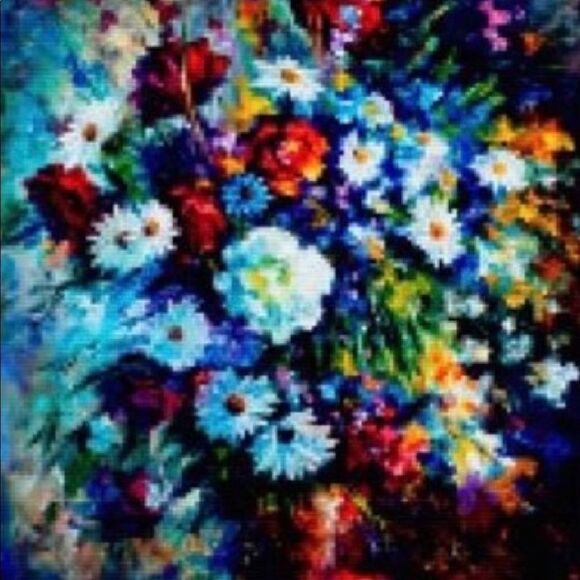 FLOWERS WHITE Daisy Diamond Painting! - Picture 1 of 9